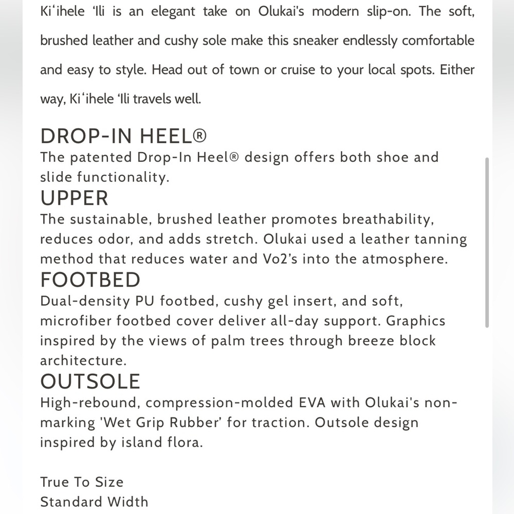 Ki’ihele ‘lli olukai slip ons - Picture 2 of 6